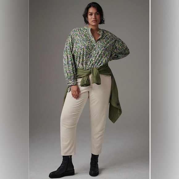 NWOT Maeve by Anthropologie Ashleigh Floral Blouse - Picture 3 of 9